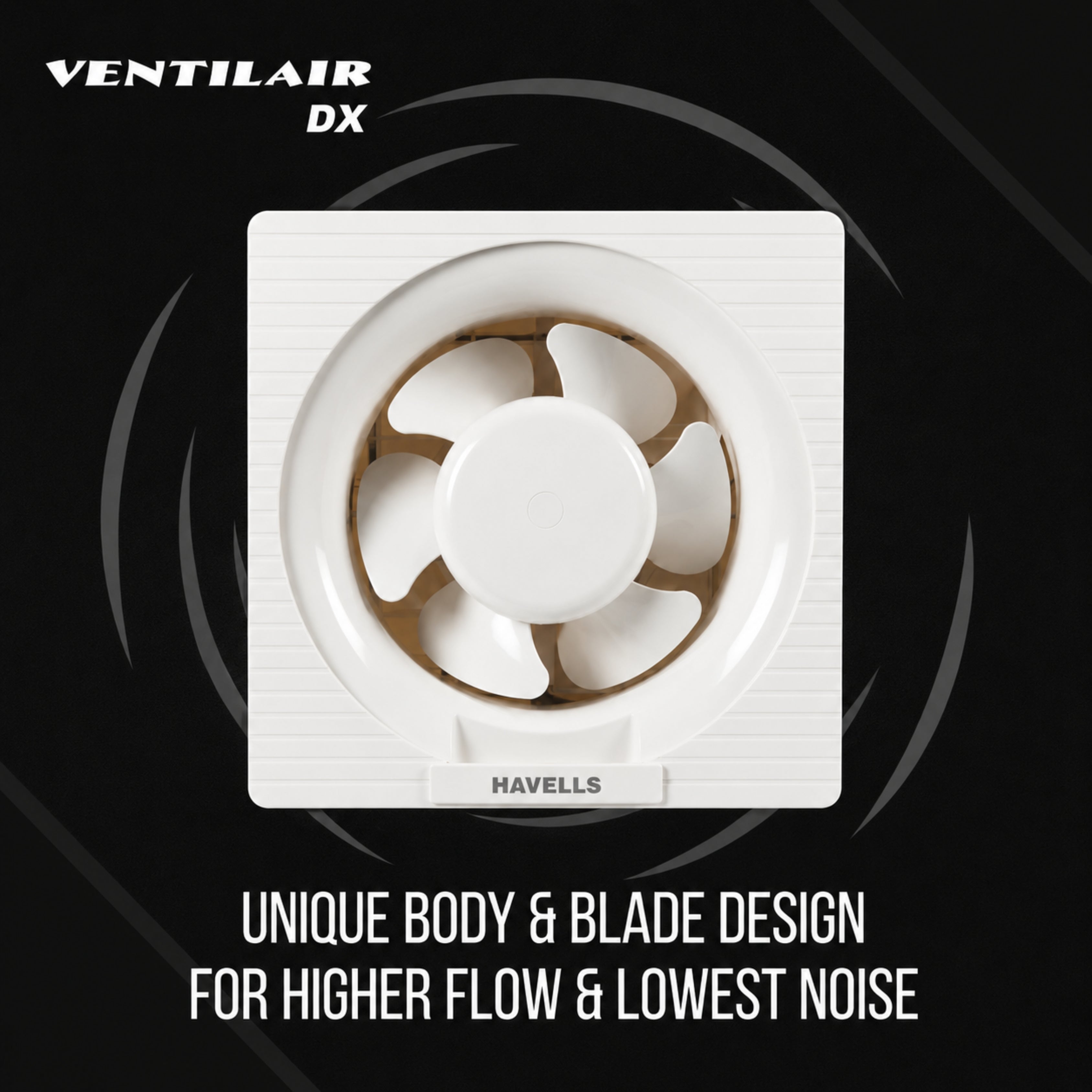 Havells Ventil Air DX 200mm (8") Exhaust Fan – White | 2-Year Warranty