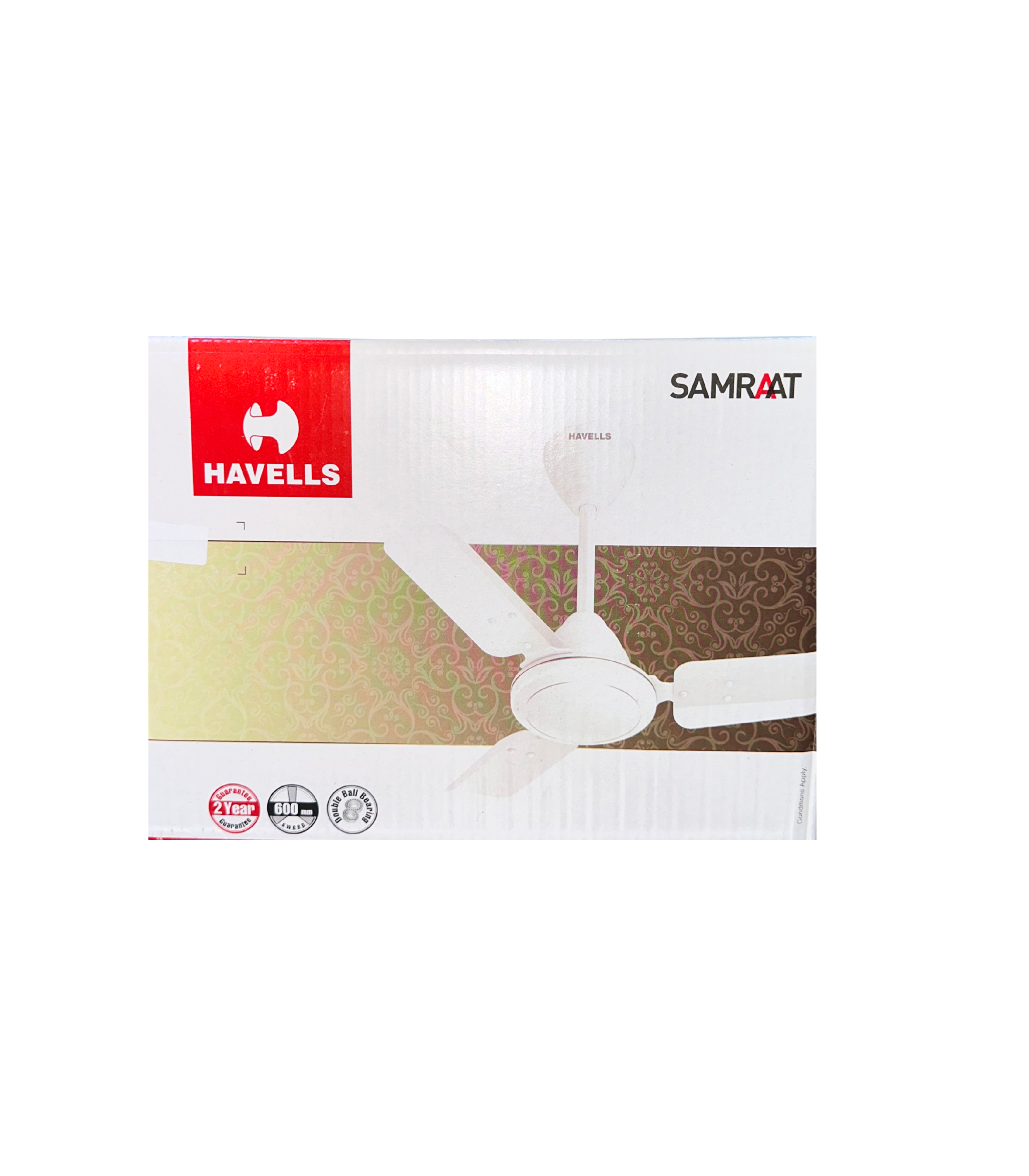 Havells Samraat 1200mm High Air Delivery Ceiling Fan | Powerful Cooling | Brown