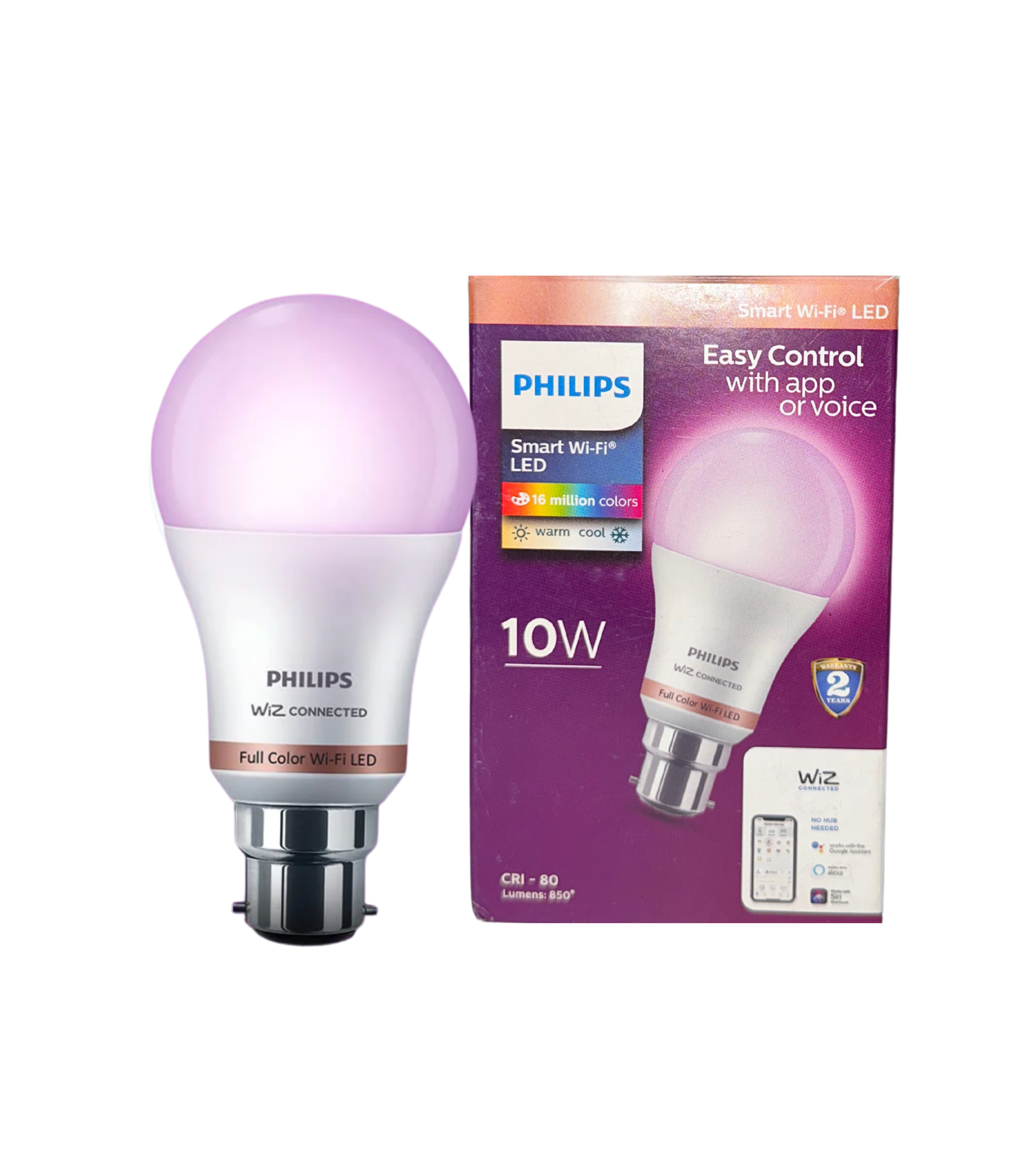 Philips Smart Wi-Fi LED Bulb 10W