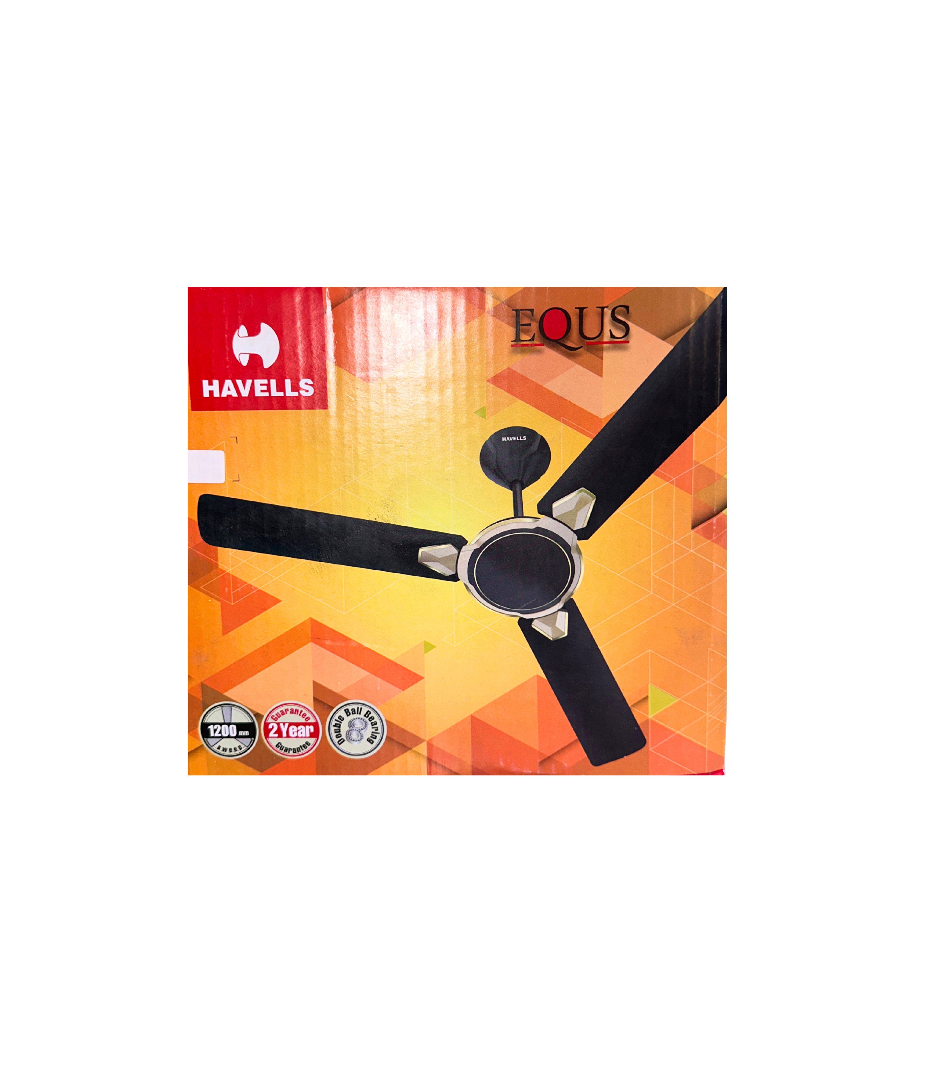 Havells Equs 1200mm Ceiling Fan Pearl Ivory White – High Speed Copper Motor Decorative Fan