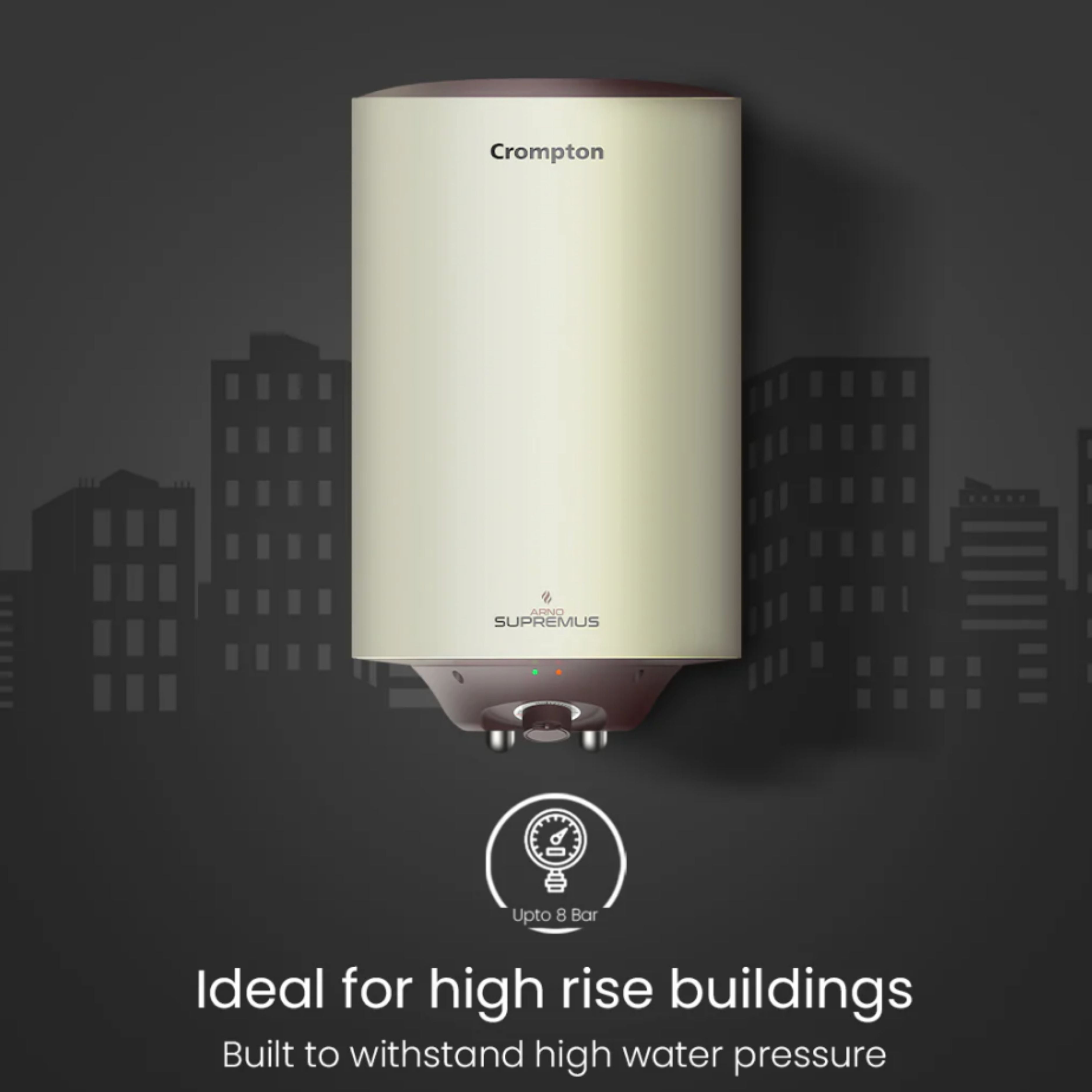 (Crompton Arno Supremus, 15L Storage Water Heater
