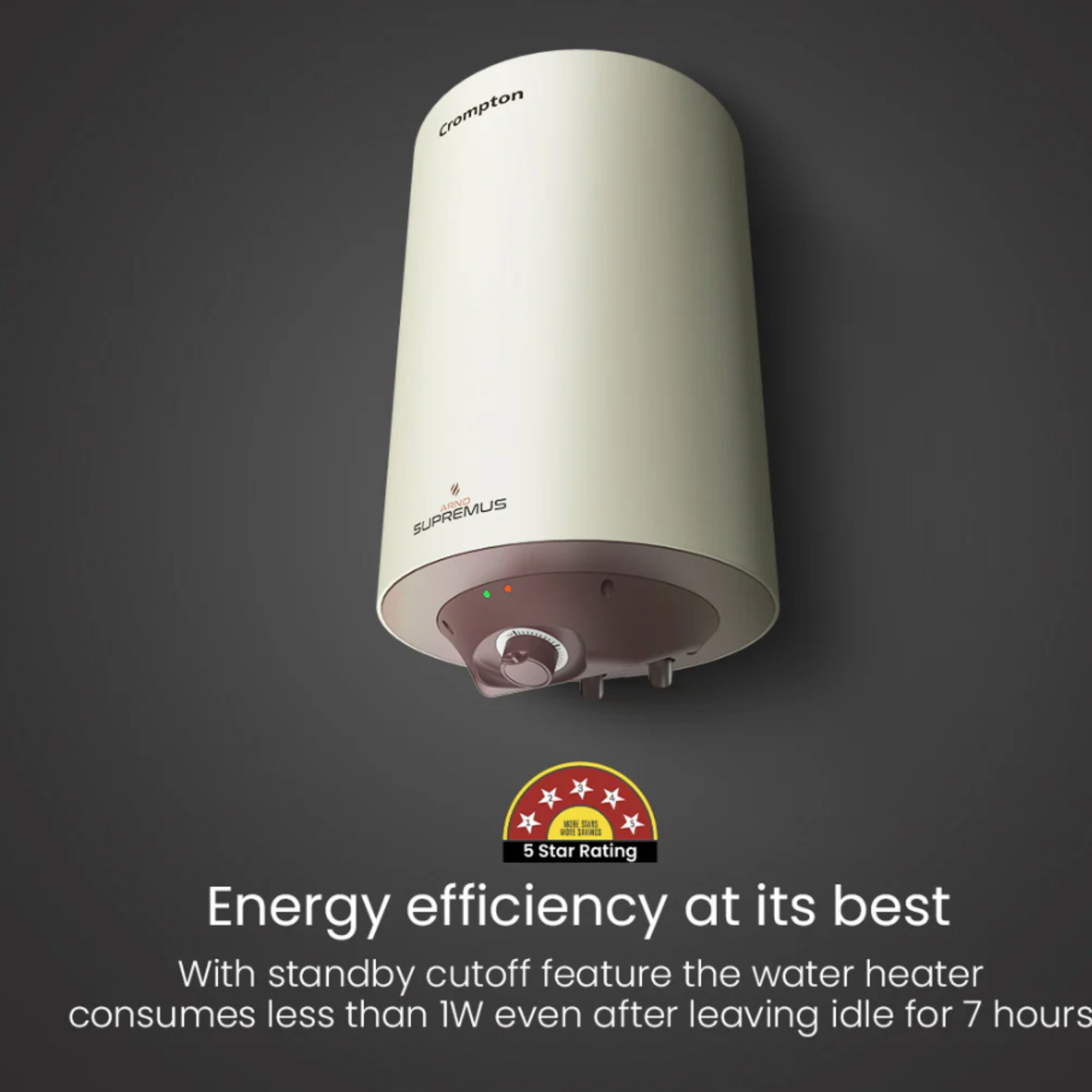 (Crompton Arno Supremus, 15L Storage Water Heater