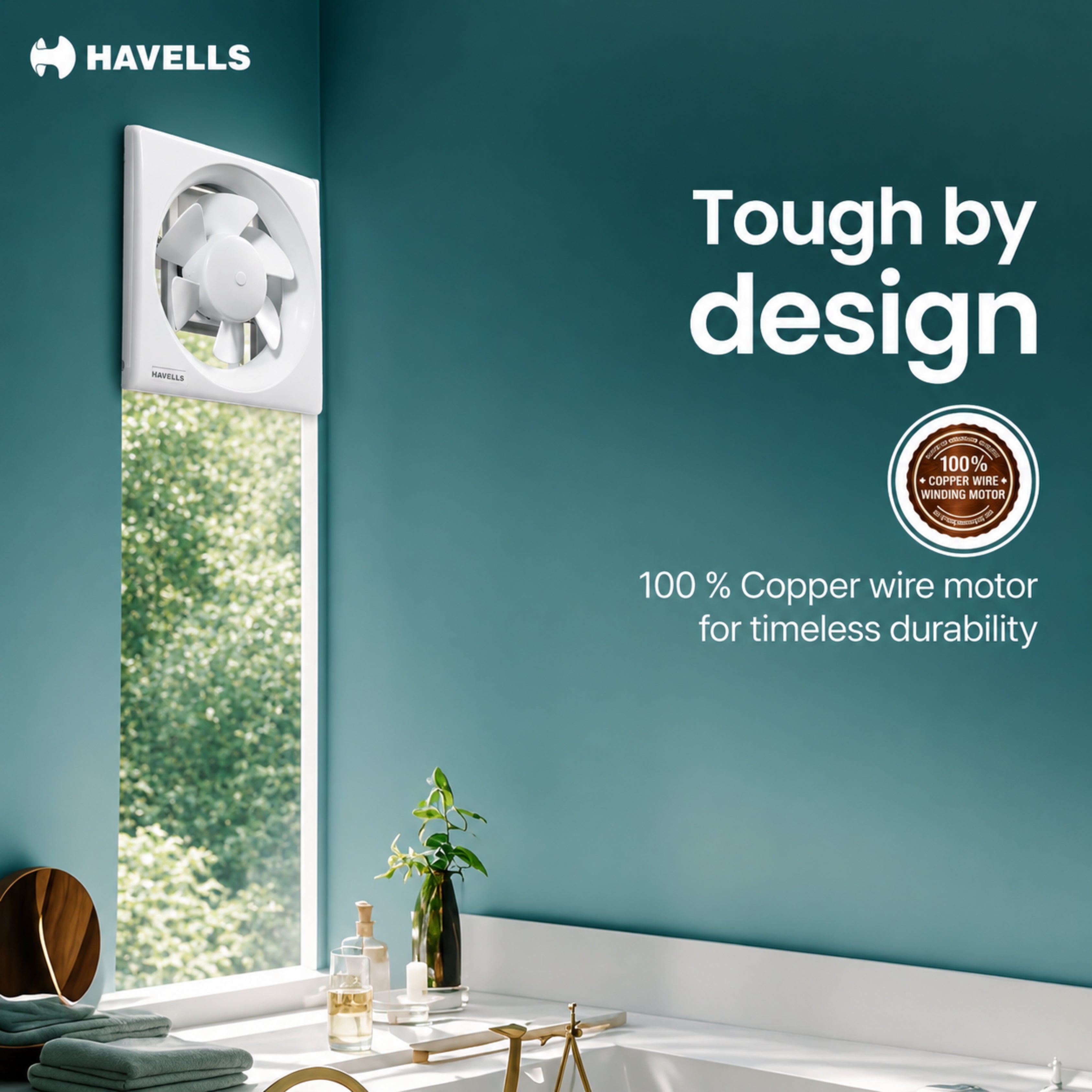 Havells Thrill Air 200mm (8") Exhaust Fan – White