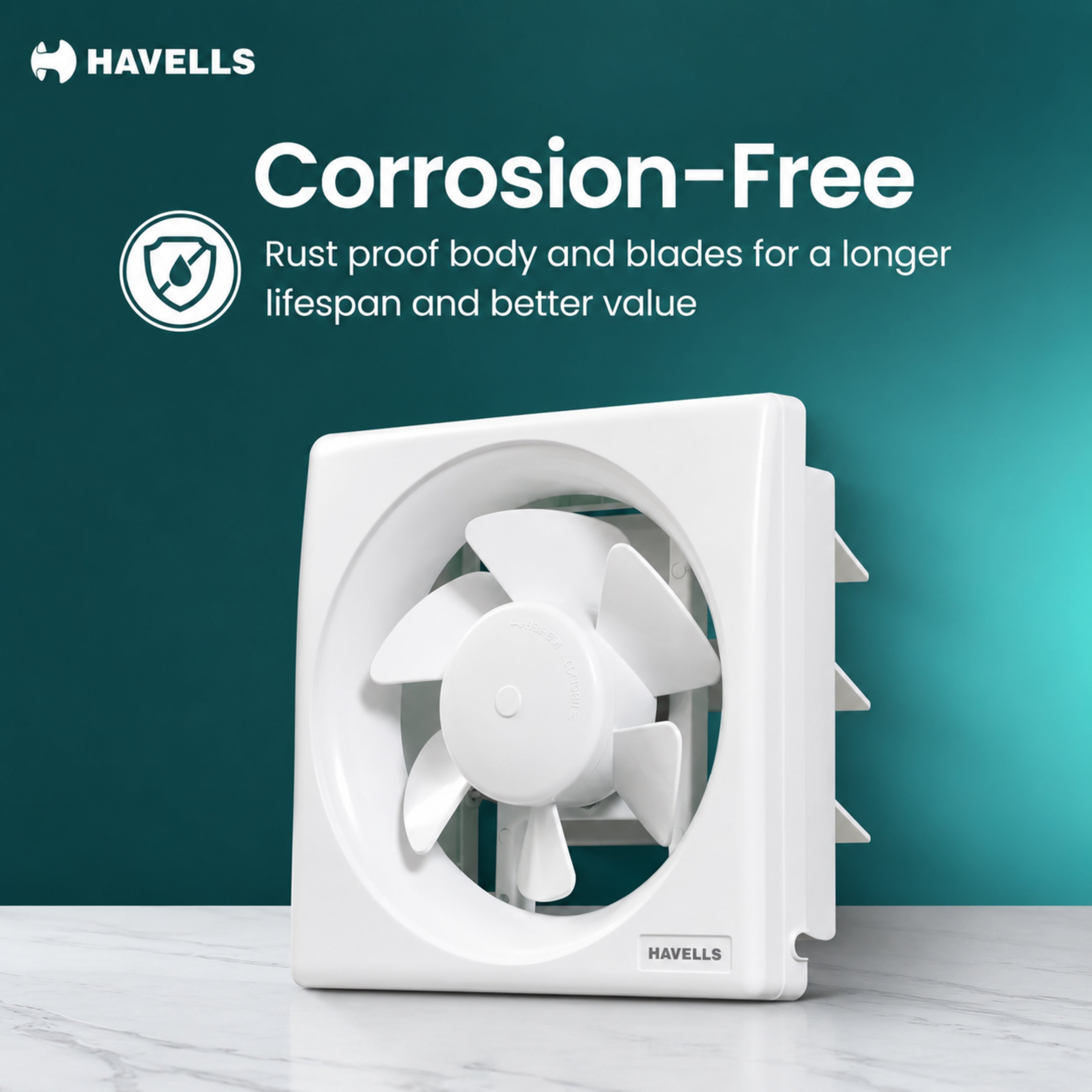 Havells Thrill Air 200mm (8") Exhaust Fan – White