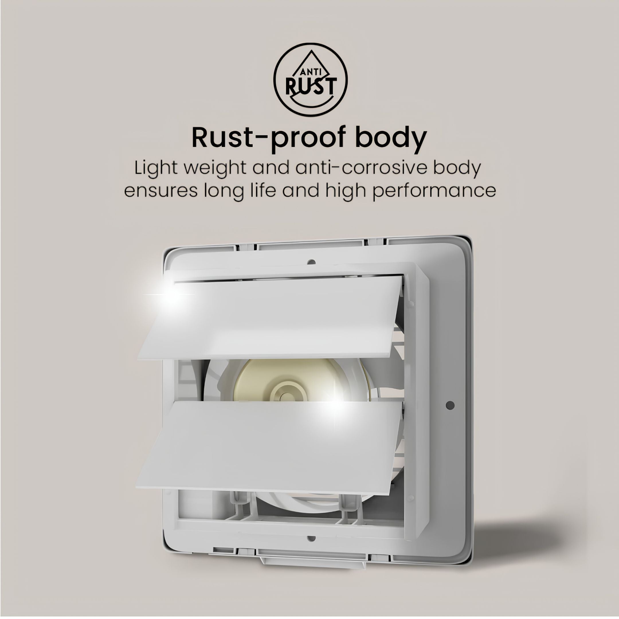 Crompton Ventilus 8" Exhaust Fan White | 2 Year Warranty