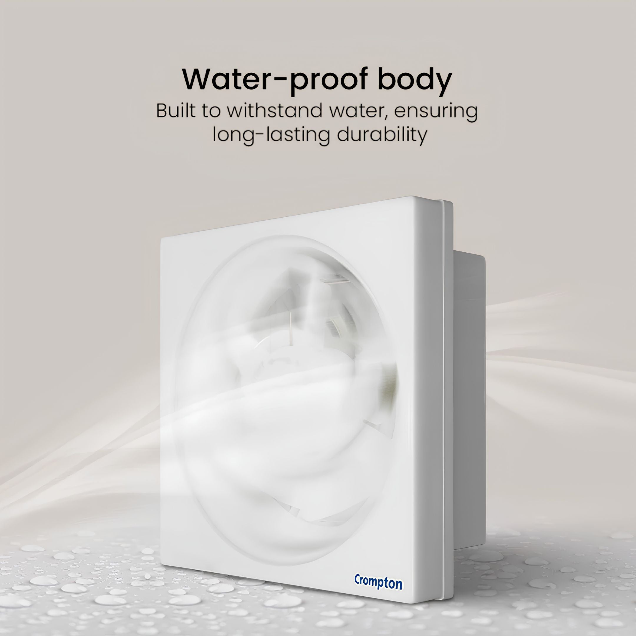 Crompton Ventilus 8" Exhaust Fan White | 2 Year Warranty