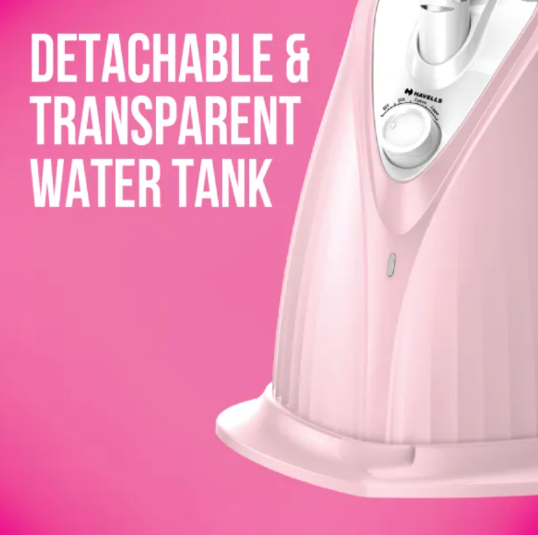 Havells Delite Garment Steamer 1420W Pink & White