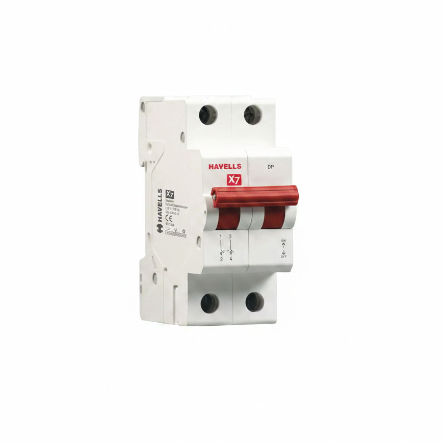 Havells X7 Isolator 63A Double Pole (DP)