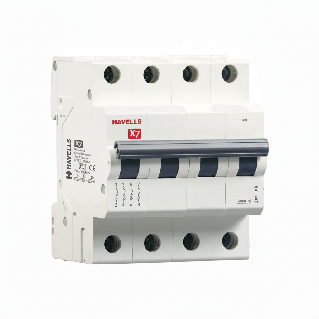 Havells X7 63A MCB 4 Pole