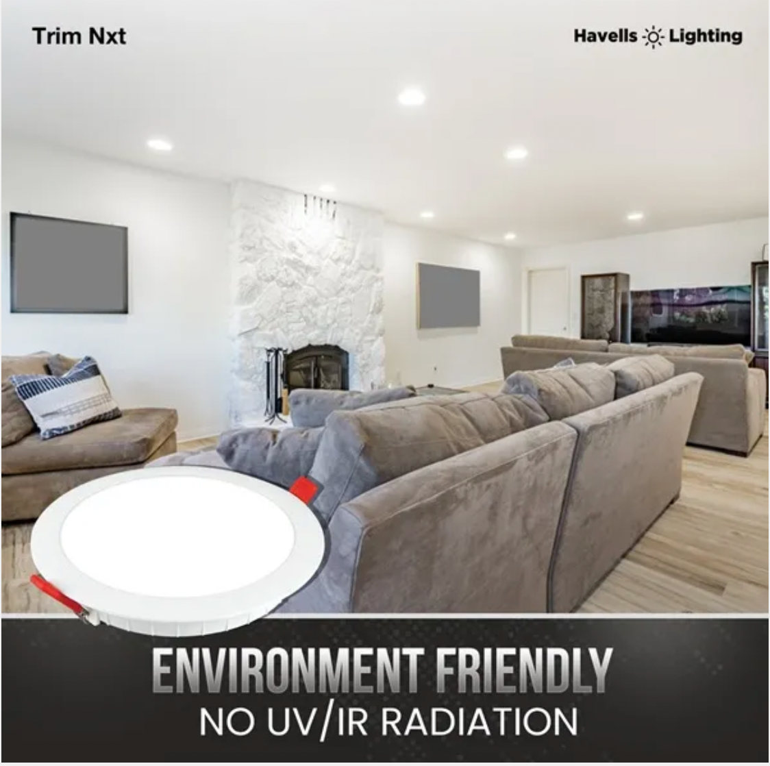 Havells 5W Trim led panel round