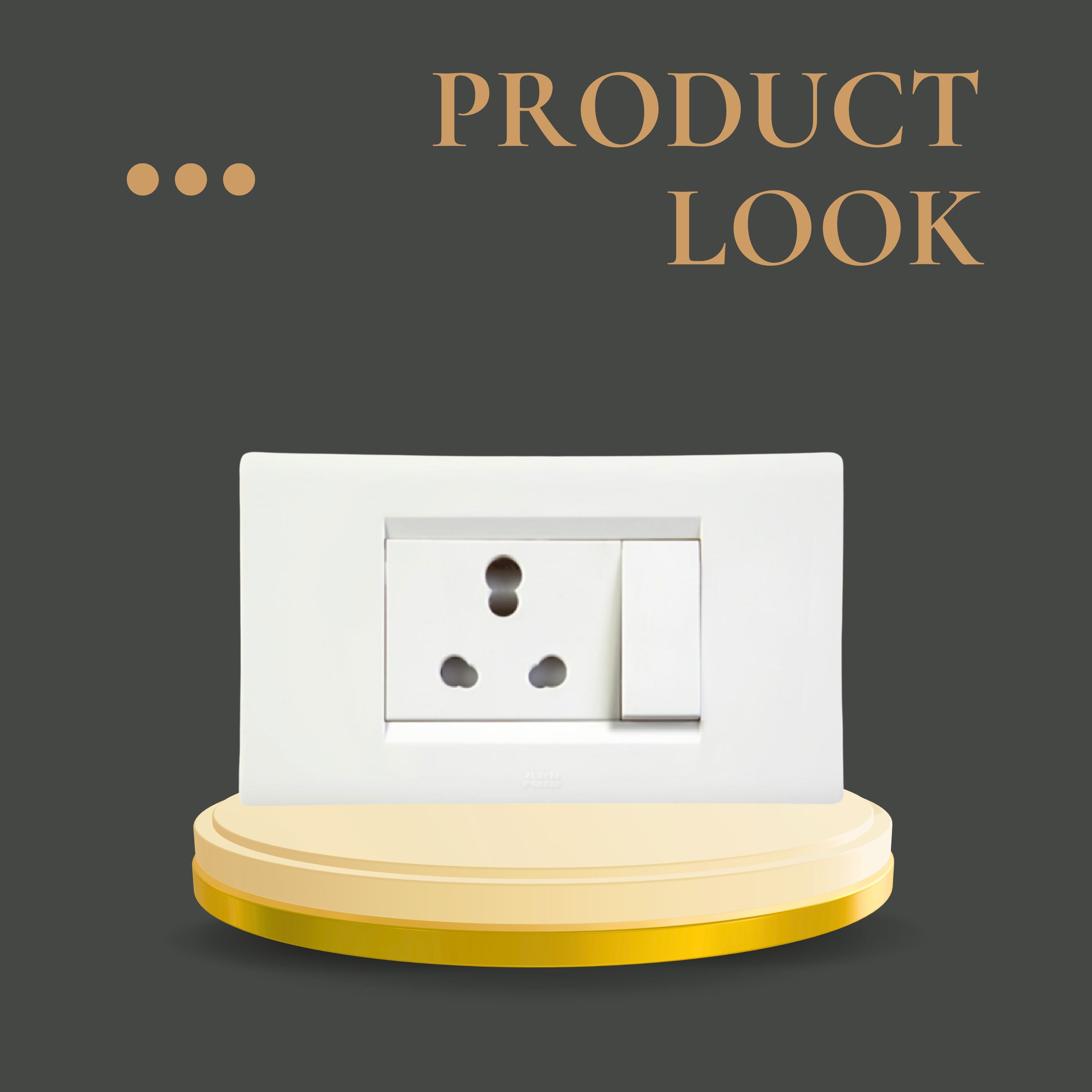ABB Snieo 6A 1 Way Switch – White Modular Switch