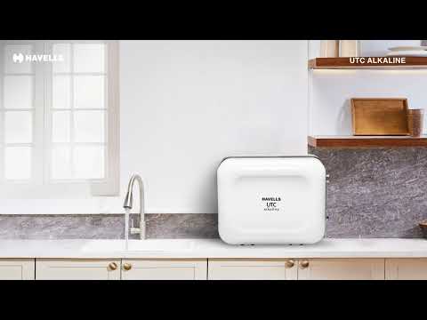 Havells UTC RO+UV Alkaline Water Purifier with Stainless Steel Tank, 8L Storage, White